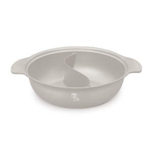 Cratita cu capac si separator 30 cm, 4,2L Sahara Berlinger Haus BH 8628, antiaderenta, crem