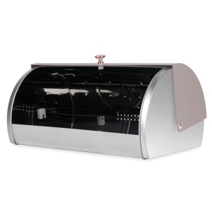 Cutie paine cu recipiente Taupe Berlinger Haus BH 6834, inox, gri