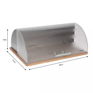 Cutie pentru paine argintie Klausberg KB7096