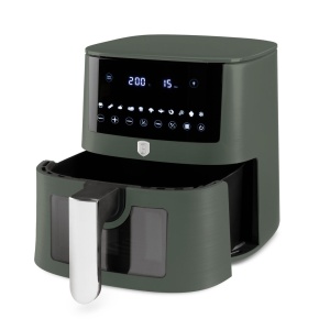 Friteuză cu aer cald 8 L, 1650 W, 11 programe – Berlinger Haus Green Matte BH 9710, verde mat, timer 60 de minute - Img 3