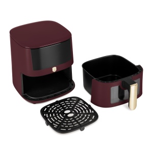 Friteuza cu aer cald, airfryer 8 L, fereastra vizibila Leonardo Collection Berlinger Haus BH 9606, cos mare - Img 6
