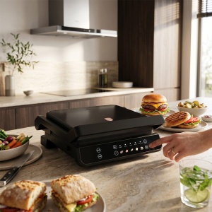 Grill electric sandwich maker Berlinger Haus BH 9781, negru-roz - Img 6