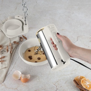Mixer de mână Berlinger Haus Sahara BH 9740, 300 W, crem/auriu - Img 6
