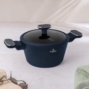 Oală antiaderentă cu capac Berlinger Haus Deep Sea BH 8376, 20 cm - Img 3