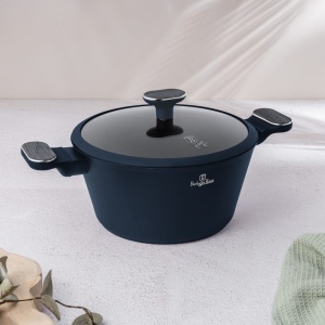 Oală cu capac Berlinger Haus BH 8377 Deep Sea, 24 cm, antiaderentă - Img 5