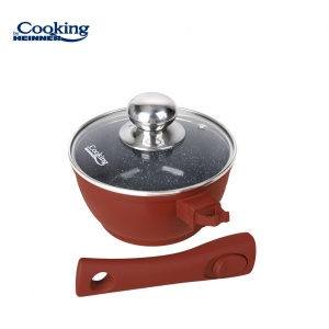 Caserola Aluminiu+Capac 16x8cm, 1.3 L, Calabria, Cooking By Heinner HR-JLG-C16C