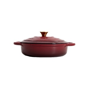 Oala fonta emailata joasa Andreas, Homla, 28 cm, 2,5 l, visiniu ombre 777622