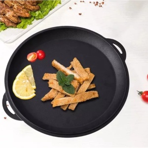 Oala fonta wok cu capac 3 in 1, 37 cm Perfect Home 28173 - Img 4