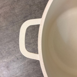 Oală înaltă marmorată cu capac 32 cm, 14 L – Royalty Line AD32MG, crem, antiaderentă, compatibilă inducție - Img 3