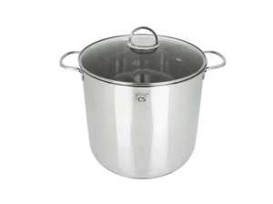 Oală inox 15,5 L, 28x26 cm – Carl Schmidt Sohn Trier 075187, pentru sterilizat borcane, ciorbă și sarmale, compatibilă cu inducția