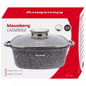Oala cu capac 24x24 CM 4,4L Klausberg KB7530