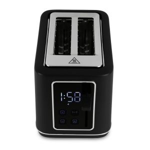 Prăjitor de pâine digital cu afișaj LED, 7 niveluri – Berlinger Haus Matte Black BH 9660, negru mat, funcții Defrost și Reheat - Img 7