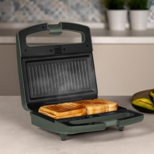 Sandwich maker 3 în 1 cu plăci interschimbabile – Berlinger Haus Green Matte BH 9978, verde mat - Img 5