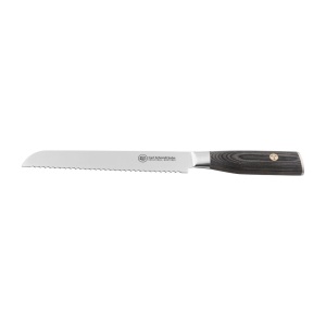 Set 3 cuțite Apex Carl Schmidt Sohn pentru carne și pâine: bucătar, feliat și pâine, 20 cm, mâner lemn pakka - Img 5
