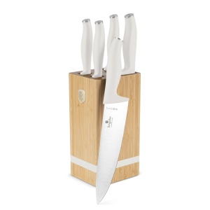Set cutite 6 piese cu suport bambus Sahara Berlinger Haus BH 2973