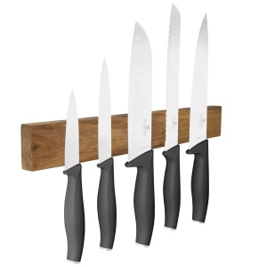 Set cutite cu suport magnetic Anthracite Collection Berlinger Haus BH 2940