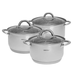 Set de oale, 6 piese, din oțel inoxidabil Kinghoff KH-4447 - Img 6