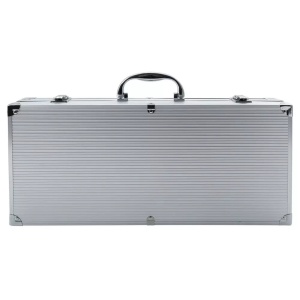 Set ustensile pentru gratar/BBQ, 10 piese, inox, Klausberg KB7901 - Img 8