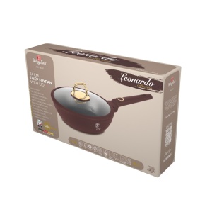 Tigaie 24 cm cu capac, 2.3 litri Leonardo Collection Berlinger Haus BH 8032
