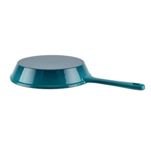 Tigaie fonta emailată 24 cm Turqoise Perfect Home 17820, compatibila cu toate tipurile de plite - Img 3