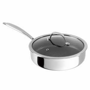 Tigaie inox cu capac Eternal Collection Berlinger Haus BH 8511, 24 cm, antiaderenta, inox, strat Eterna rezistent
