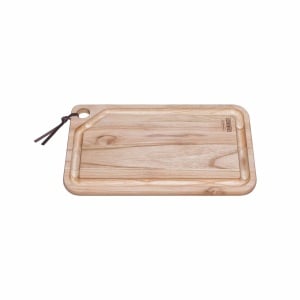 Tocator din lemn de tec 40x24x1.8 cm Churrasco Tramontina 13332352, fabricat in Brazilia - Img 1