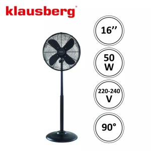 Ventilator metalic negru Klausberg KB7860 - Img 3