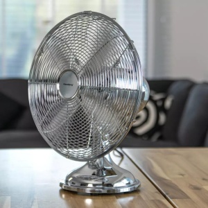 Ventilator metalic pentru birou 30 cm Klausberg KB7537, argintiu - Img 8