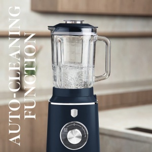 Blender cu bol de sticlă 1,5 L Deep Sea Berlinger Haus BH 9766 – 1000 W, zdrobire gheață, albastru mat - Img 7