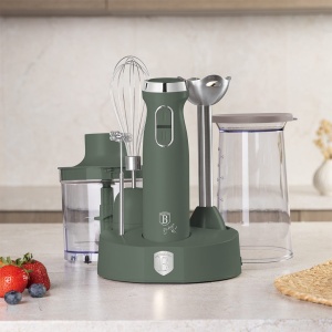 Blender vertical 3 în 1 cu tocător și tel, 800 W – Berlinger Haus Green Matte LP-BH-264, verde mat - Img 3
