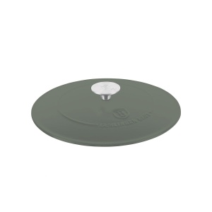 Cratiță din fontă emailată Berlinger Haus BH 6262, cu capac, 26 cm, verde mat - Img 4