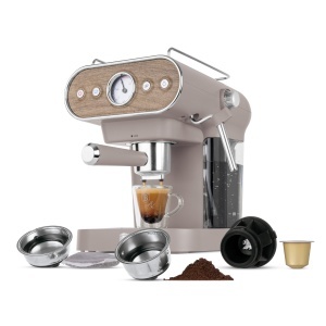 Espressor 3 in 1 Taupe Nordic Berlinger Haus BH/9856 - Img 2