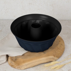 Formă pentru guguluf 25 cm, antiaderentă – Berlinger Haus Deep Sea BH 8705, albastru mat, oțel carbon - Img 6