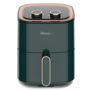 Friteuza cu aer cald Decakila, 1400W, capacitate 3.5L, gatire fara ulei, termostat reglabil 80-200˚C, timer reglabil 30 de min KEEC036V