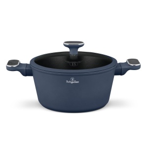 Oală cu capac Berlinger Haus BH 8377 Deep Sea, 24 cm, antiaderentă
