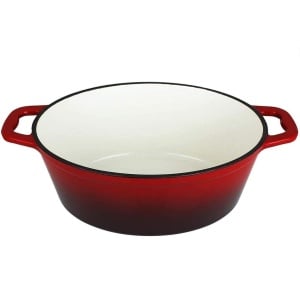 Oala fonta emailata tip roaster, 4 L 27.5x21x11 cm, pentru cuptor sau plita, potrivita pentru friptura, paine Xanten Carl Schmidt Sohn 070052