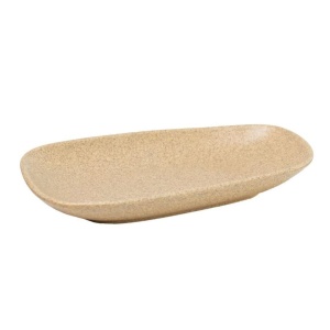Platou ceramica 28 cm VILLARTE TETRIS TRP 28, asimetric, crem