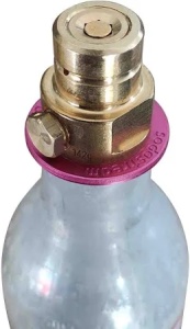 Reincarcare butelie CO2 pentru aparat sifon QUICK CONNECT Sodastream 1132310000 ( cilindru roz) - Img 2