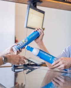 Reincarcare butelie CO2 pentru aparat sifon Sodastream 1032311000 ( cilindru albastru) - Img 2