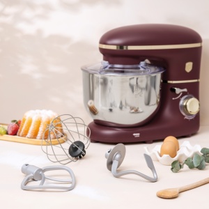 Robot de Bucătărie Berlinger Haus BH 9509 Leonardo – 1300W, 6L, Bol Inox, 6 viteze, Bordeaux, Silențios - Img 8