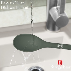 Set 5 ustensile de bucătărie cu suport rotativ – Berlinger Haus Green Matte LP-BH-265, verde mat, rezistente până la 230°C - Img 14