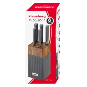 Set cutite cu suport 6 piese Klausberg KB-7982 - Img 5