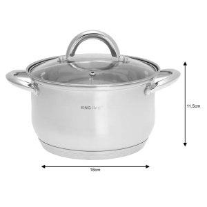 Set de oale, 6 piese, din oțel inoxidabil Kinghoff KH-4446 - Img 6