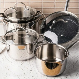 Set de oale, 9 piese, din oțel inoxidabil Klausberg KB-7215 - Img 11
