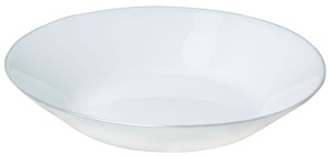 Set farfurii 18 piese alb cu detalii argintii Kinghoff KH1877 - Img 8