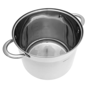 Set oale din inox cu capace, 20/22/24 cm, 5.6/7.2/9 L Kinghoff KH4310 - Img 2