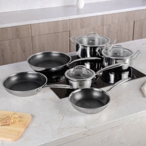 Set oale si tigai 9 piese Eternal Berlinger Haus BH 8524, antiaderente, compatibile inductie - Img 2