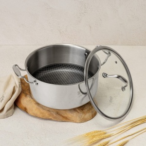 Set oale și tigăi inox 8 piese Eternal Berlinger Haus BH 8959, suprafață 3D antiaderentă, compatibile inducție și cuptor - Img 5