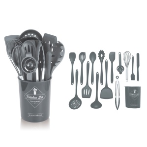 Set ustensile de bucatarie 15 piese Royalty Line RL KU15SG - gri