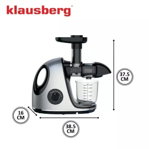Storcator de fructe cu rotație lentă Klausberg KB7863, argintiu - Img 3